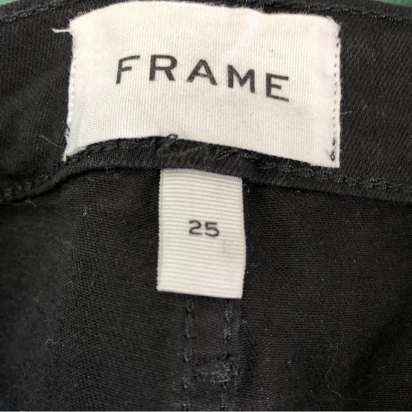 Frame Black Slit-Front Coated Midi Skirt 25 - Picture 6 of 13